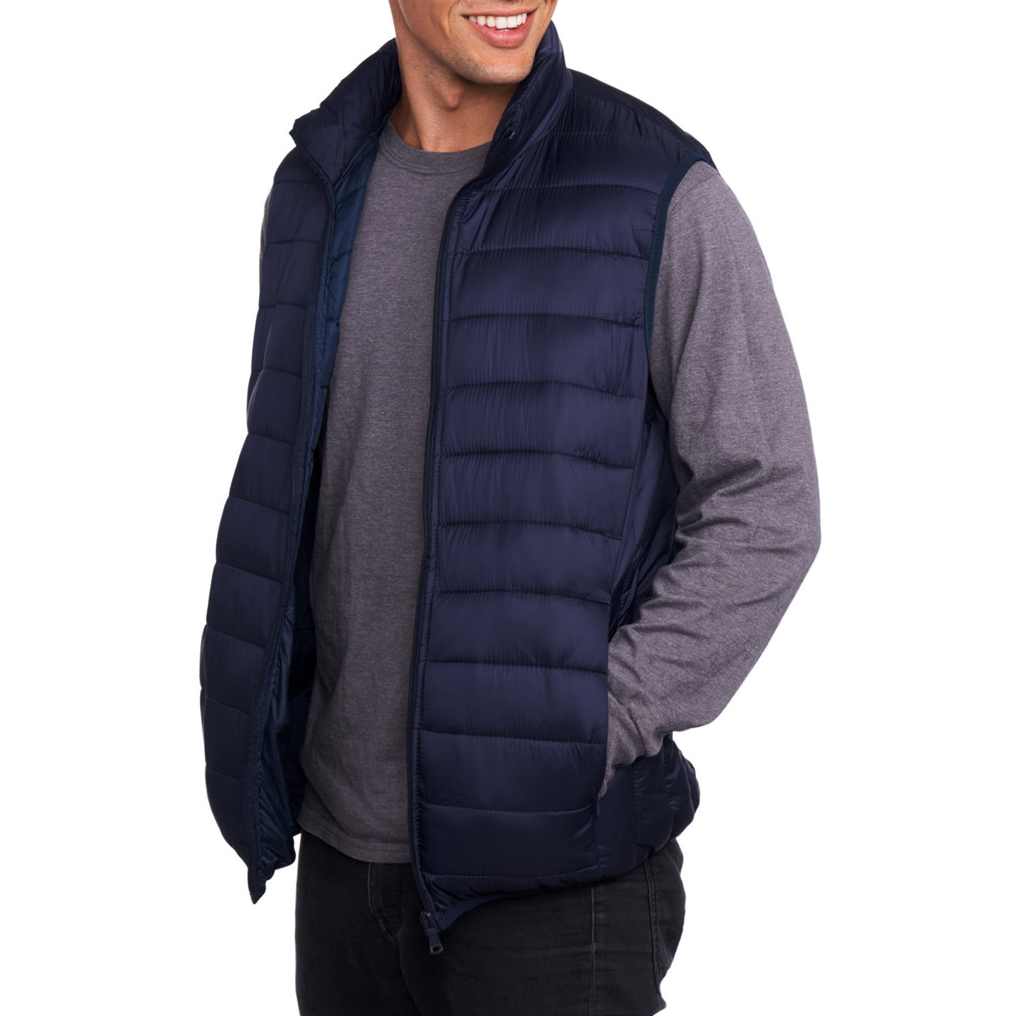 Alpine Swiss Mens Down Alternative Vest Jacket Lightweight Packable